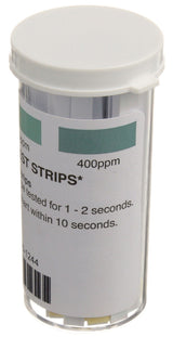 FMP 142-1486 Litmus Test Strips 100-400 ppm for Quaternary Ammonia Compounds (QUAT) - 100 Strips per Pack