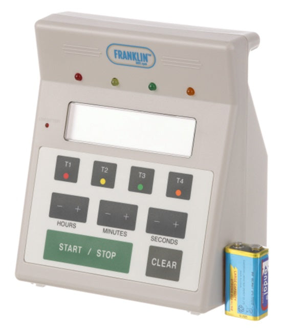FMP 151-7500 White 10 Hour Countdown 4-In-1 Digital Timer 7"H