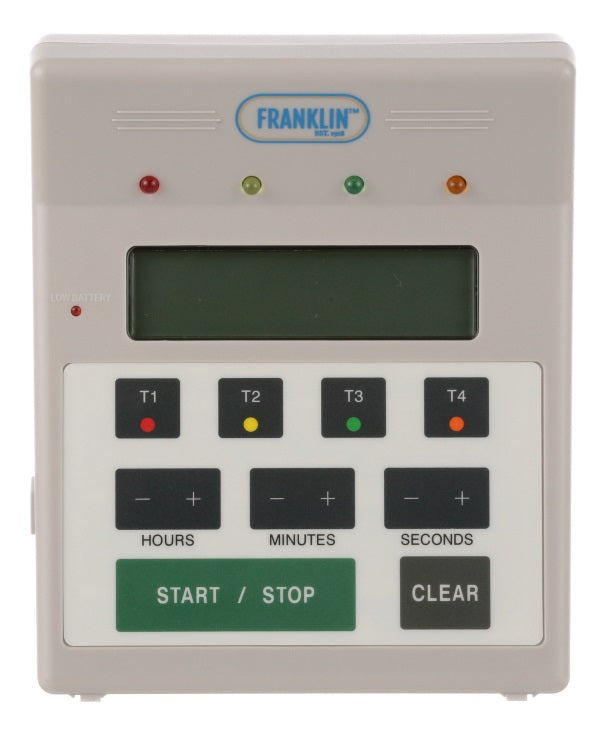 FMP 151-7500 White 10 Hour Countdown 4-In-1 Digital Timer 7"H