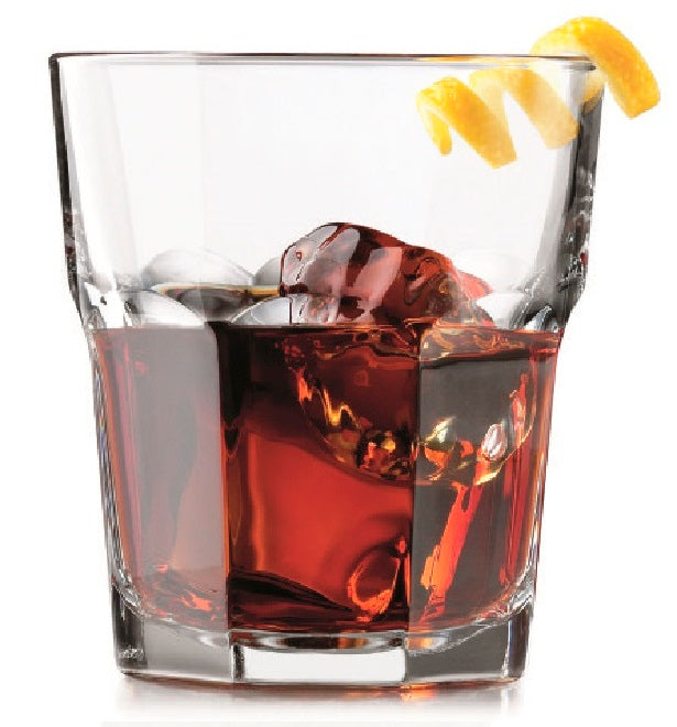 Libbey 15243 Gibraltar Double Rocks Glass 12 oz. - Clear - 36/Case