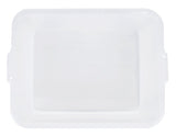 Vollrath 1527-C13 Traex Color-Mate Polyethylene Food Storage Box 20" x 15" x 7" - Clear - 12/Case