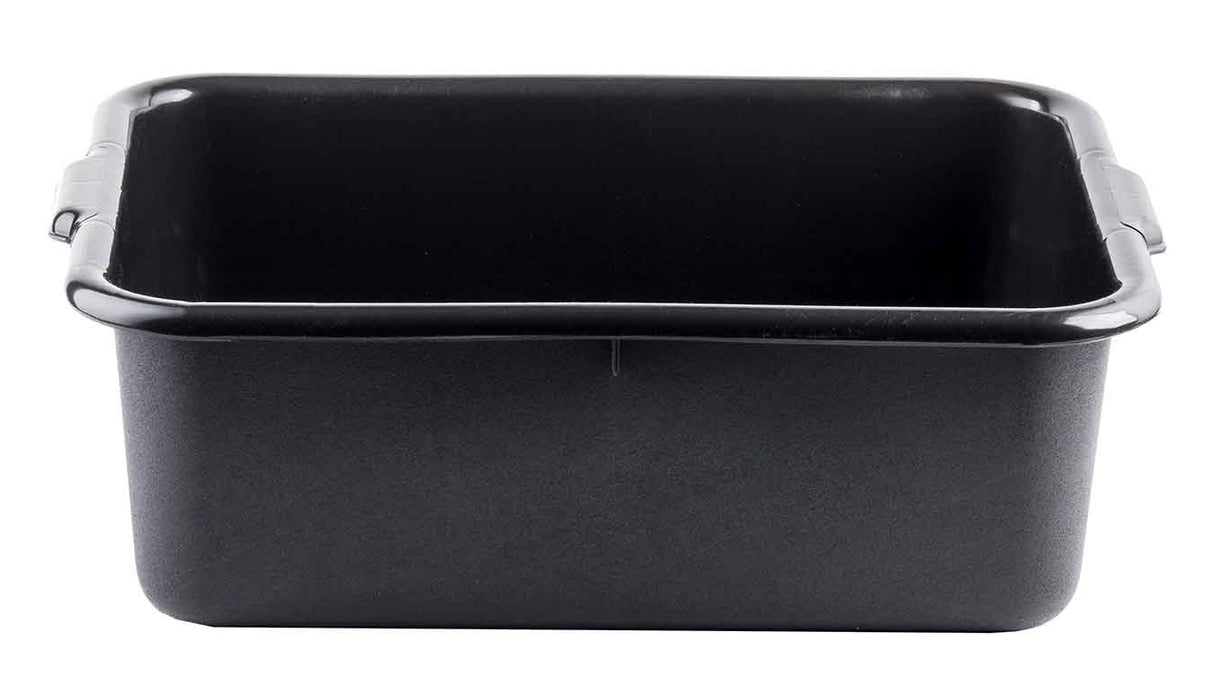 TableCraft 1537E Recycled High Density Polyethylene Bus Tub / Tote Box 21-1/2" x 15-3/4" x 7" - Black - 12/Case
