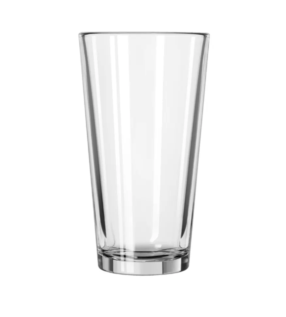Libbey 15385 16 oz DuraTuff Restaurant Basics Tall Mixing Glass