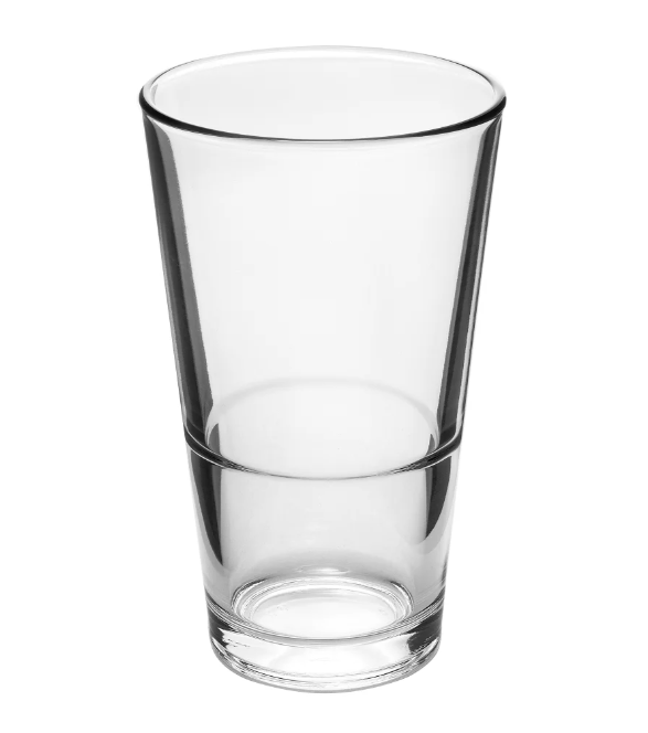 Libbey 15790 16 oz Stacking Mixing Glass - DuraTuff