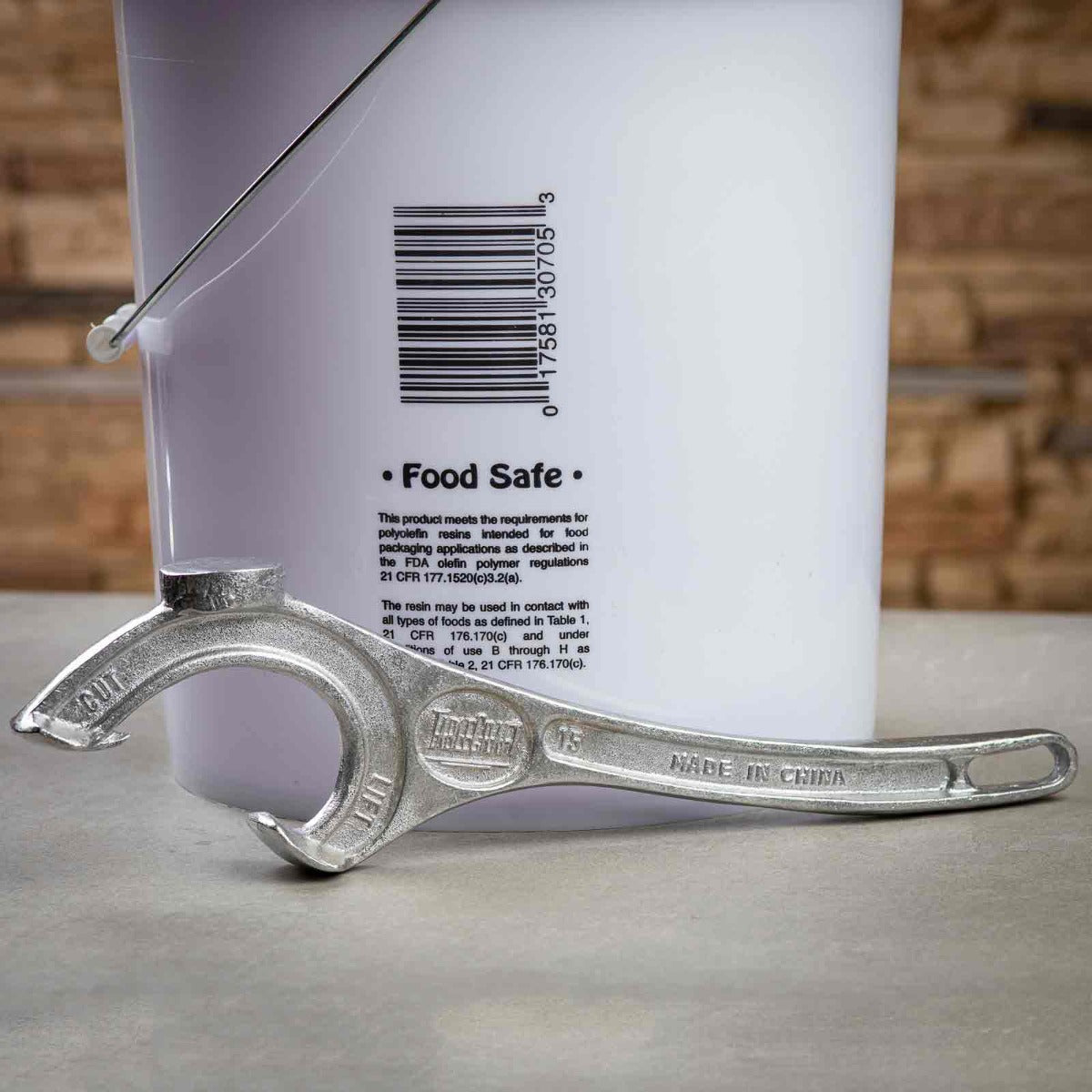 TableCraft 15 Aluminum Pail Opener 16"