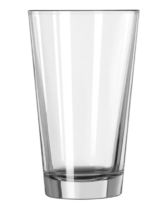 Libbey 1632HT 18 oz DuraTuff Restaurant Basics Mixing Glass