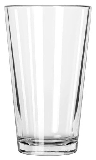 Libbey 1639HT Restaurant Basics Heavy-Weight Heat Treated Mixing Glass 16 oz. - Clear - 24/Case