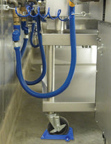 Dormont 1675KITCF2S48 Blue Hose Moveable 48" Gas Connector Kit with 3/4" Male/Male Couplings and 2 Swivels