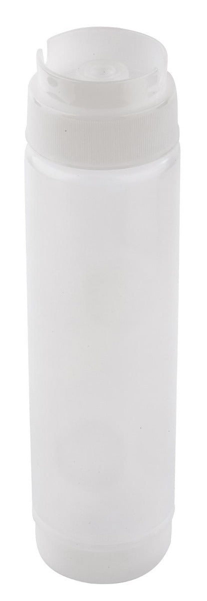 TableCraft 16SV INVERTAtop Dualway First In First Out "FIFO" Squeeze Bottle with 53 mm Opening 16 oz. - 12/Case