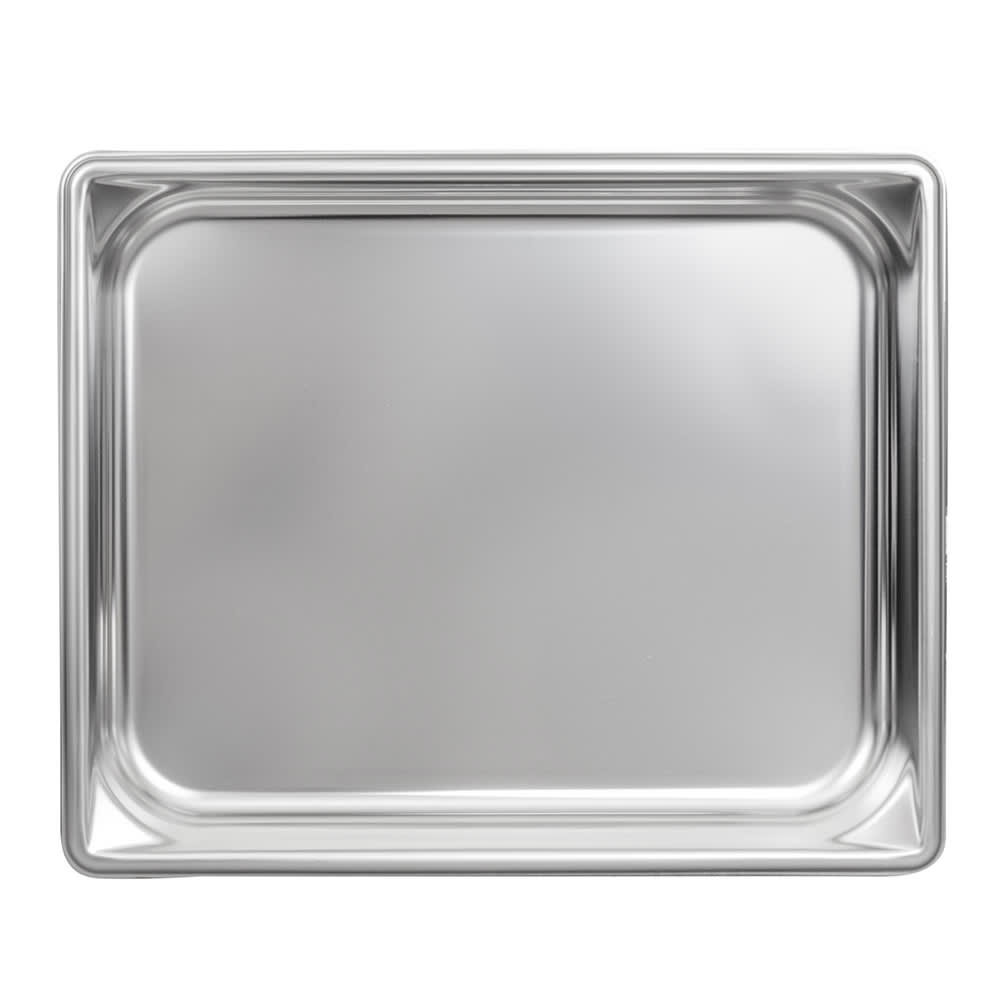 Vollrath 30212 Super Pan V Anti-Jam Stainless Steel Steamtable Pan 1/2 Size 1-1/4" Deep