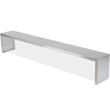 Vollrath 38055 Single Deck 5-Well Breath Guard SS Plexi, 76"