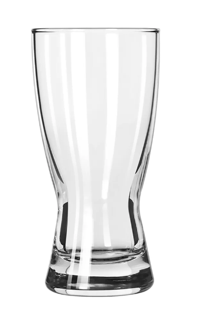 Libbey 178 10 oz Hourglass Design Pilsner Glass - Safedge Rim Guarantee