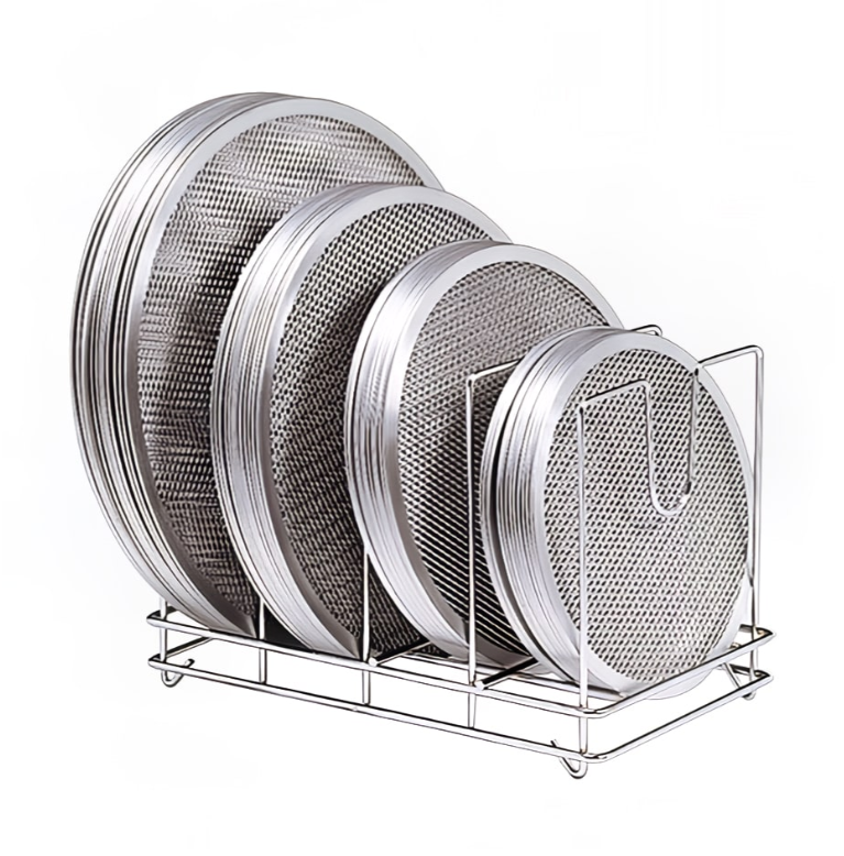 American Metalcraft 18040 Pizza Screen Rack w/ 96 Screen Capacity, Chrome/Steel - 2ea/Case