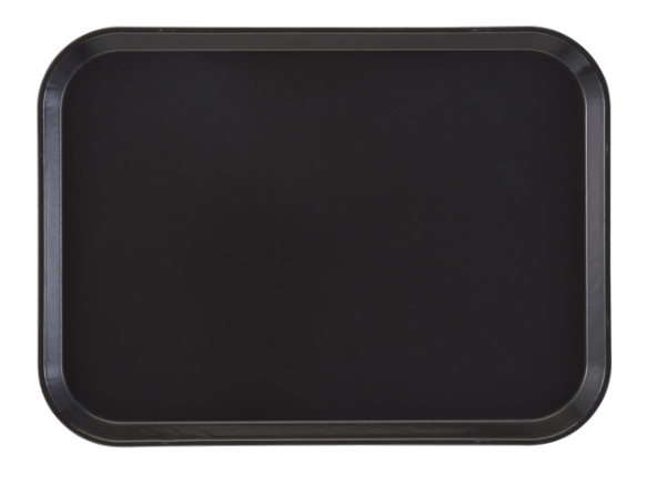 Cambro 1826116 Fiberglass Camtray® Cafeteria Tray - 25.75"L x 17.88"W, Brazil Brown - 6ea/Case