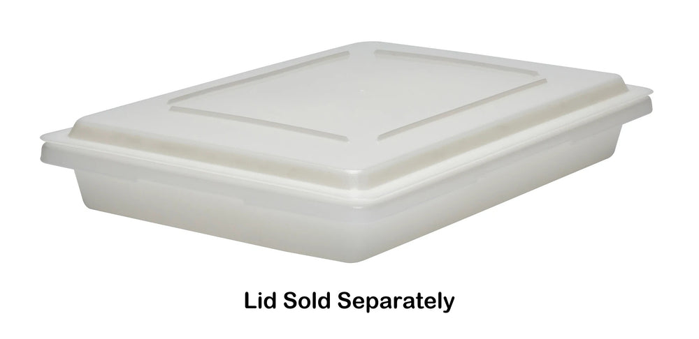 Cambro 18263P148 Polyethylene Food Storage Box 18" x 26" x 3-1/2" - 5 gal. - White