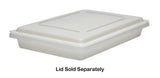 Cambro 18263P148 Polyethylene Food Storage Box 18" x 26" x 3-1/2" - 5 gal. - White