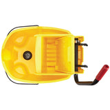 Rubbermaid 2031764 WaveBrake Mop Bucket Combo with Casters 35 qt. - Yellow