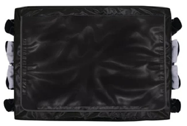 Rubbermaid 1889864 Large Black Laundry Cart Cover with Storage Pockets - for 8 Bushel Collapsible X-Cart