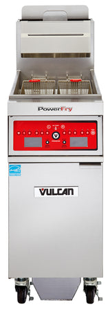 Vulcan 1VK45CF One Unit Natural Gas Fryer with Computer Controls and KleenScreen - Holds 45 to 50 lbs. - 70,000 BTU