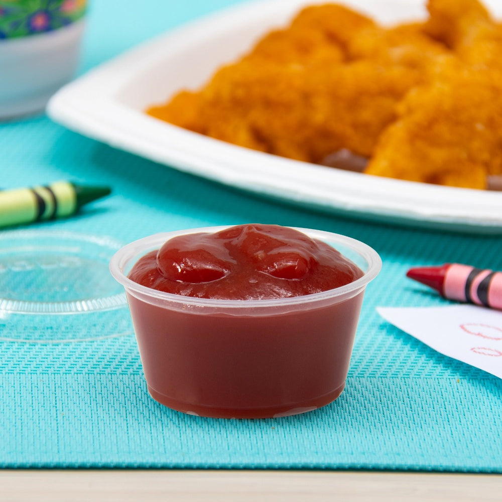 Dart Solo 200PC Conex Complements Medium Translucent Plastic Portion Cup 2 oz. - 125/Bag