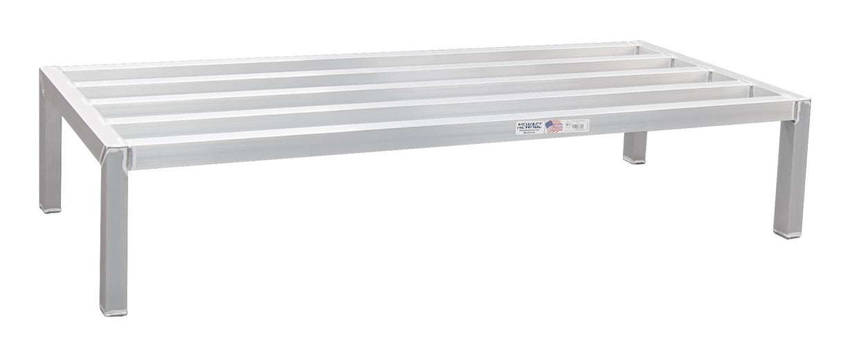 New Age 2010 Aluminum Stationary Dunnage Rack 60" x 24" x 12" - 2,000 lb/Capacity