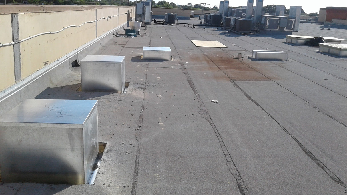 FLASH23 - Roof Curb Fan Flashing 23" X 23"(For wall mount or roof mount)  20 Gauge Galvanized Steel