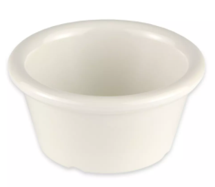 GET S-620-IV Melamine Smooth Ramekin 2 oz. - Ivory - 48/Case