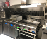 JRSVHC9-FF 9ft Jean's Concession Vent Hood with Exhaust Fan and Flashing