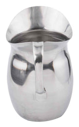 TableCraft 203 Mirror Finish Stainless Steel Bell Water Pitcher 3 qt. - 12/Case