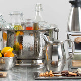 TableCraft 203 Mirror Finish Stainless Steel Bell Water Pitcher 3 qt. - 12/Case