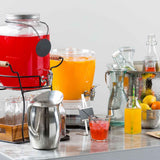 TableCraft 203 Mirror Finish Stainless Steel Bell Water Pitcher 3 qt. - 12/Case
