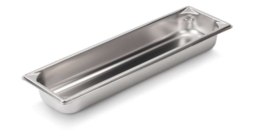 Vollrath 20529 Economy Anti-Jam Stainless Steel Steam Table Food Pan 2‐1/2" Deep - 1/2 Size Long