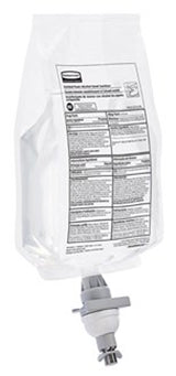 Rubbermaid 2080802 AutoFoam Enriched Foam Alcohol Hand Sanitizer Refill for AutoFoam Dispensers 1000 ml - Dye and Fragrance Free