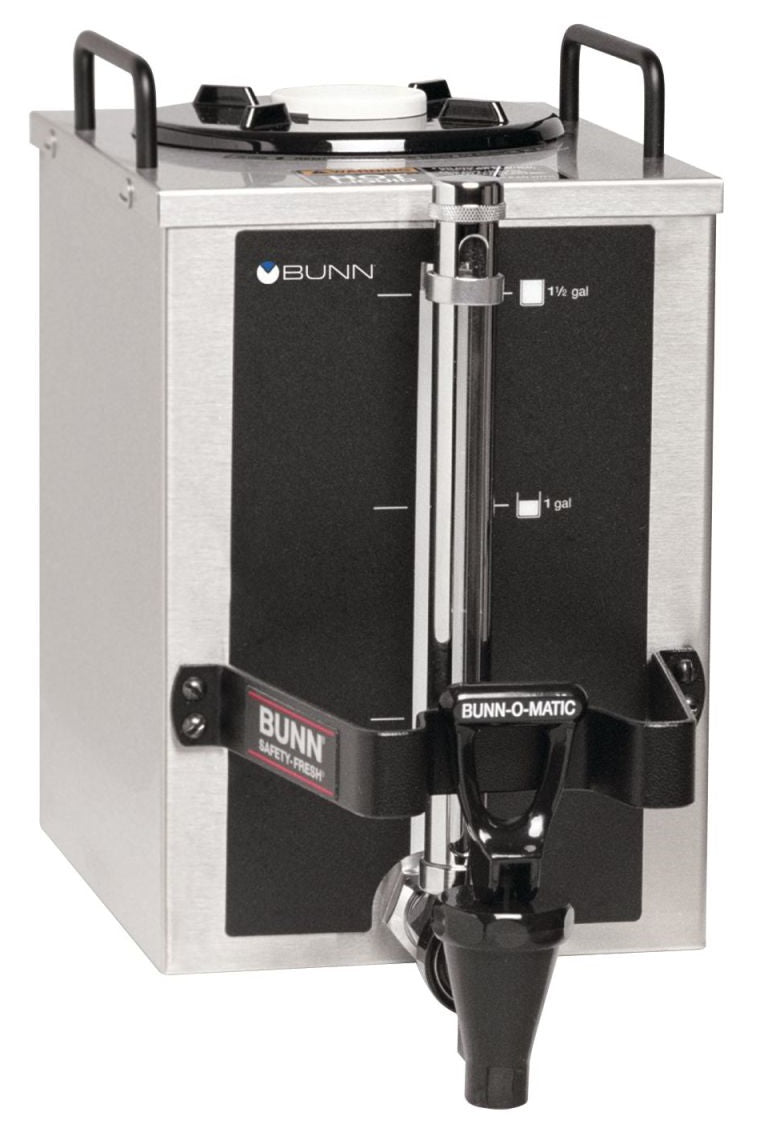 Bunn 20950.0004 1.5GPR-FF Portable Coffee Server with Top Bail Handles and Fast Flow Faucet 1-1/2 Gal.