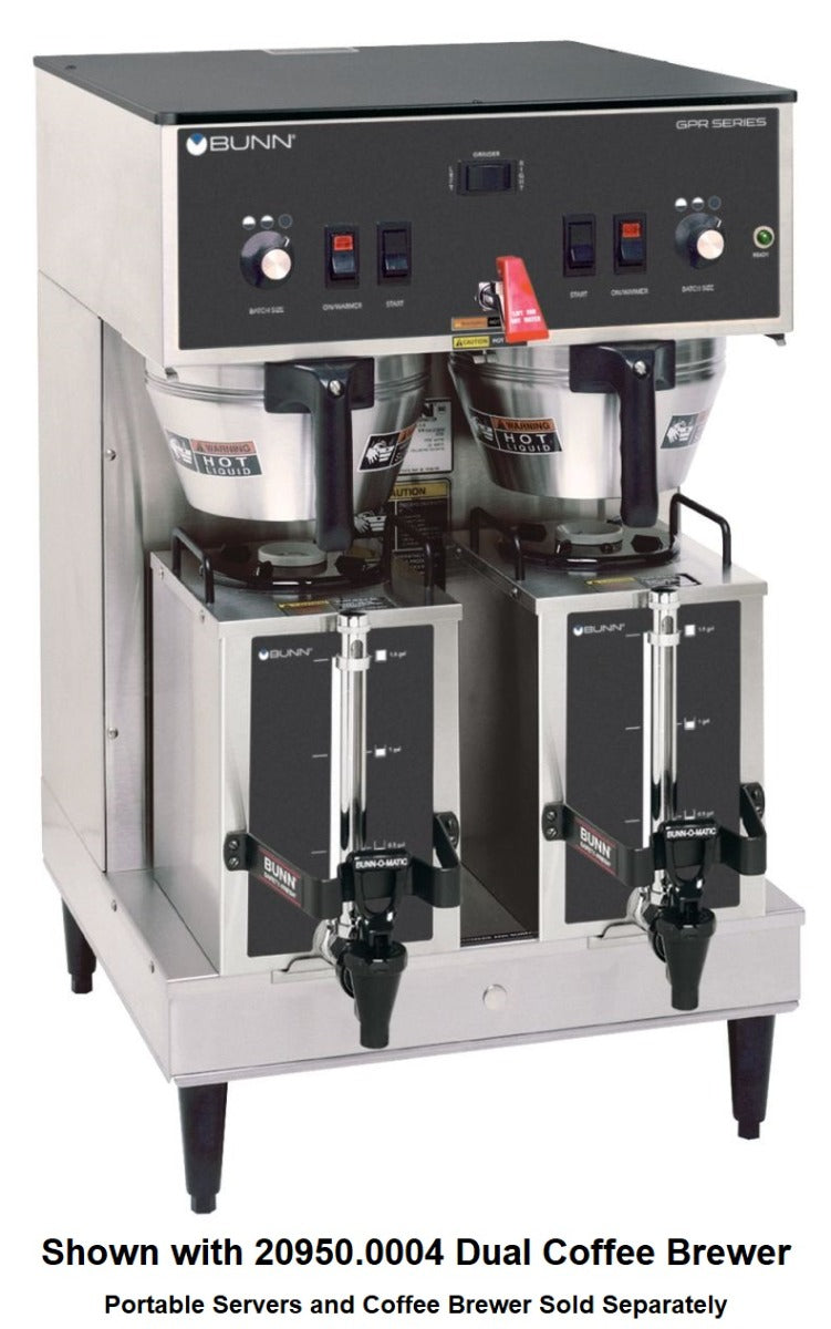 Bunn 20950.0004 1.5GPR-FF Portable Coffee Server with Top Bail Handles and Fast Flow Faucet 1-1/2 Gal.