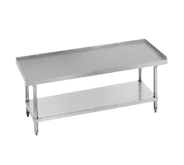 Advance Tabco ES-305C Stainless Steel Mobile Equipment Stand with Adjustable Undershelf 60" x 30"