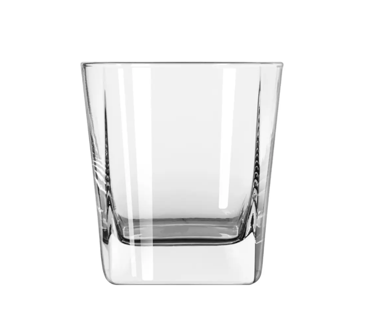 Libbey 2207 9 1/4 oz Double Old Fashioned Glass - Quartet, Square Base
