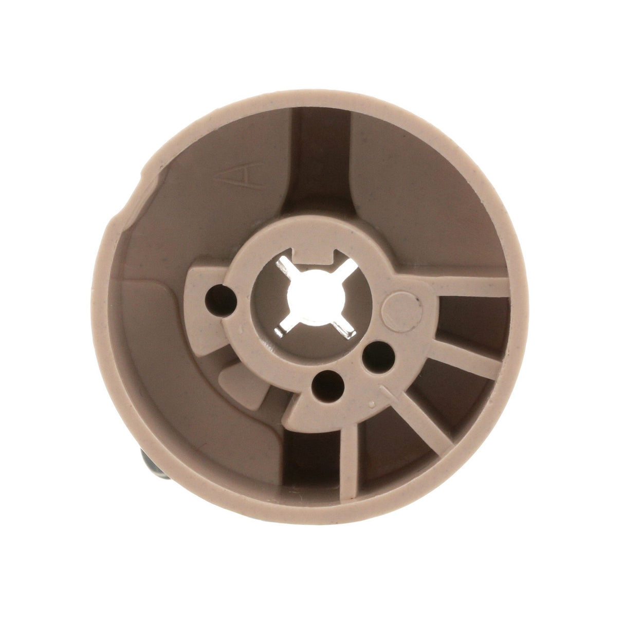 AllPoints 221014 Plastic On/Off/Pilot Gas Valve Knob 1-1/4" dia. - Beige with Black Text