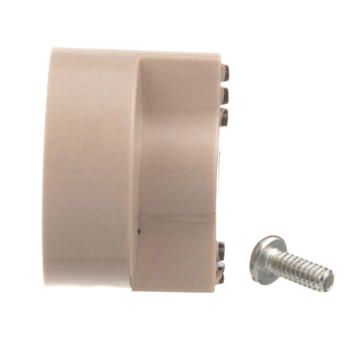 AllPoints 221014 Plastic On/Off/Pilot Gas Valve Knob 1-1/4" dia. - Beige with Black Text