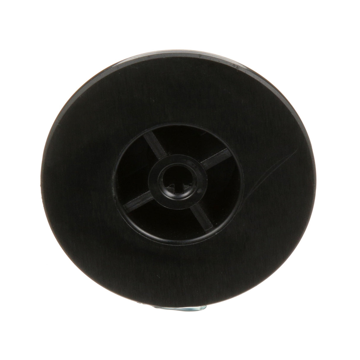 AllPoint 221027 Range / Fryer / Braising Pan Plastic Knob Thermostat Dial with Off and 200 - 400F Temperature Range 2-1/4" dia. - Black - for Fryer Model AF-45
