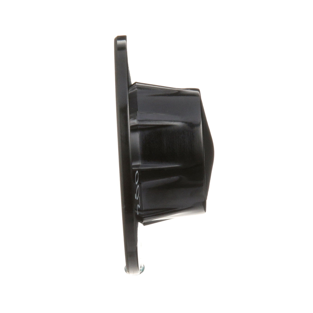 AllPoint 221027 Range / Fryer / Braising Pan Plastic Knob Thermostat Dial with Off and 200 - 400F Temperature Range 2-1/4" dia. - Black - for Fryer Model AF-45