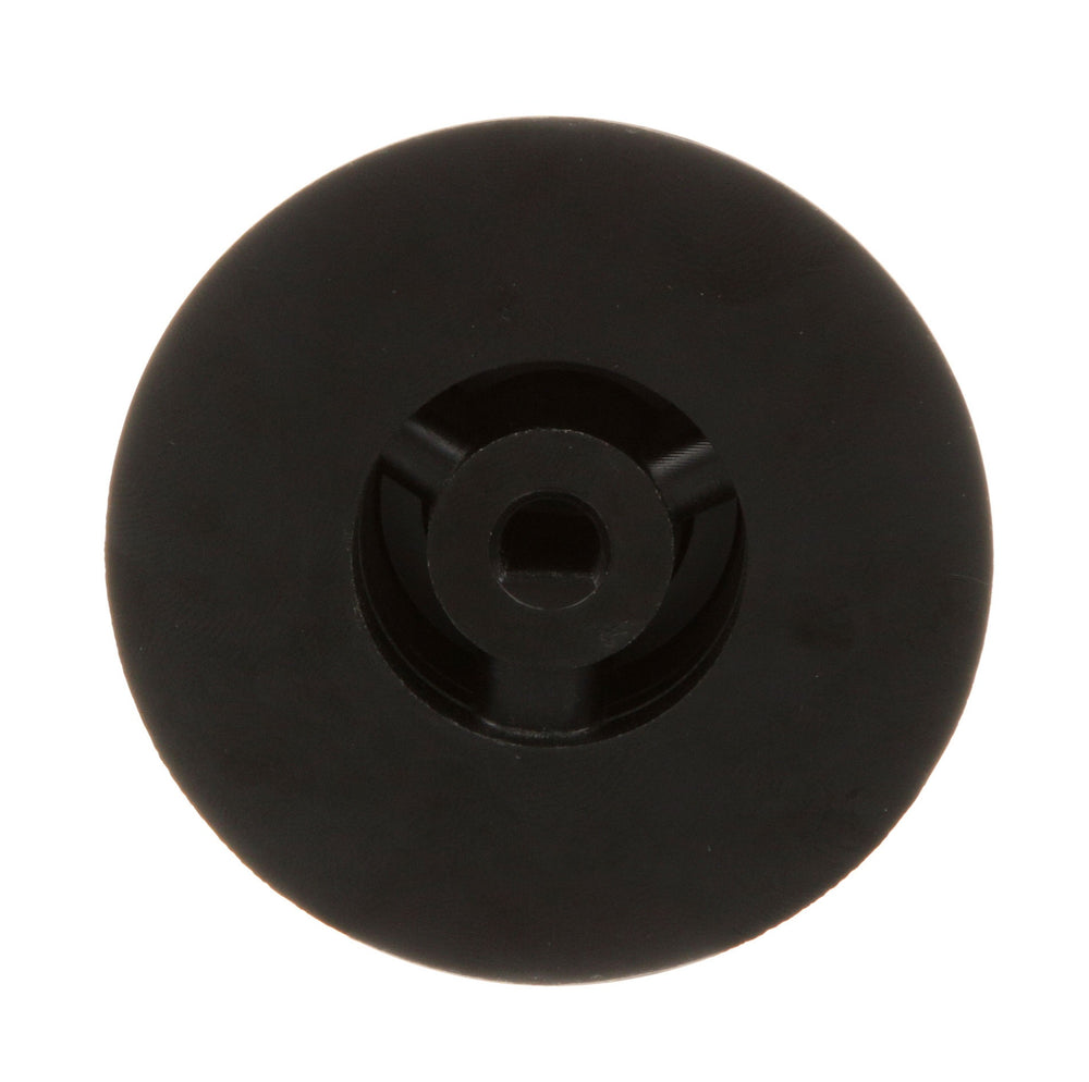 AllPoint 221187 Plastic Celsius/Fahrenheit Knob Thermostat Dial with Off and 375 - 230F Temperature Range 2-1/4" dia. - Black - for Frymaster Fryer GF14, GF14-SD, GF40