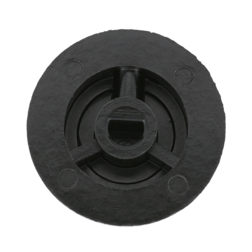 AllPoints 221310 Plastic "EAGLE" Logo Off-Hi-Med-Lo Burner Valve Knob 2" dia. - Black - for Eagle and Metal Masters