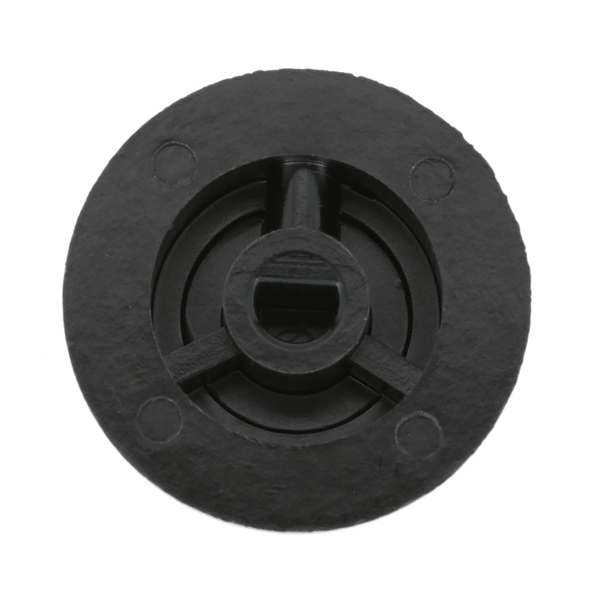 AllPoints 221310 Plastic "EAGLE" Logo Off-Hi-Med-Lo Burner Valve Knob 2" dia. - Black - for Eagle and Metal Masters