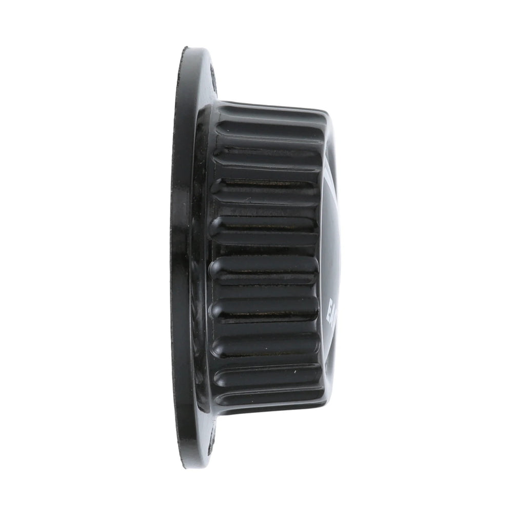 AllPoints 221310 Plastic "EAGLE" Logo Off-Hi-Med-Lo Burner Valve Knob 2" dia. - Black - for Eagle and Metal Masters