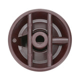 AllPoints 221643 Plastic Off/On Burner Valve Knob 3" dia. - Dark Maroon