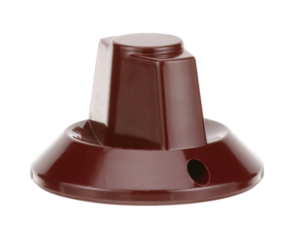 AllPoints 221643 Plastic Off/On Burner Valve Knob 3" dia. - Dark Maroon