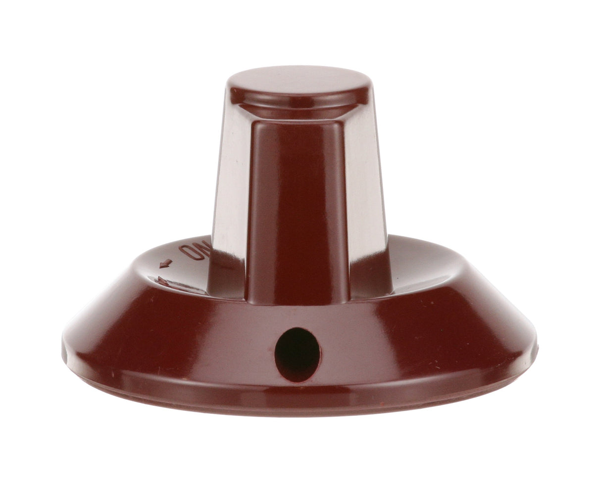 AllPoints 221643 Plastic Off/On Burner Valve Knob 3" dia. - Dark Maroon