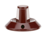 AllPoints 221643 Plastic Off/On Burner Valve Knob 3" dia. - Dark Maroon