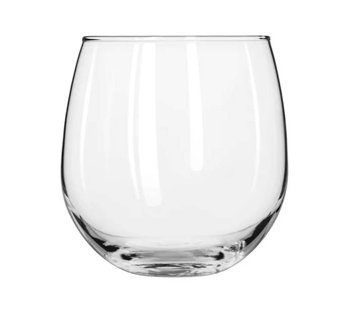 Libbey 222 16 3/4 oz Stemless Red Wine Glass